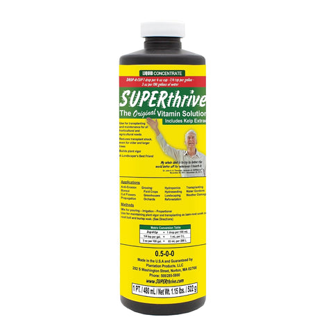 SUPERthrive Vitamin Solution with Kelp, Liquid Concentrate, 1 Pint