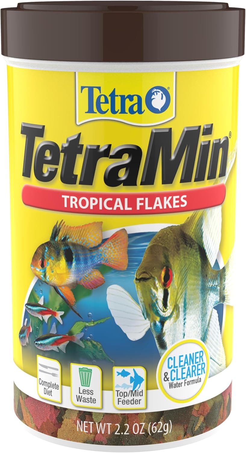 TetraMin Tropical Flakes Fish Food, 2.2 oz