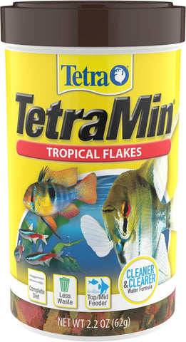 TetraMin Tropical Flakes Fish Food, 2.2 oz