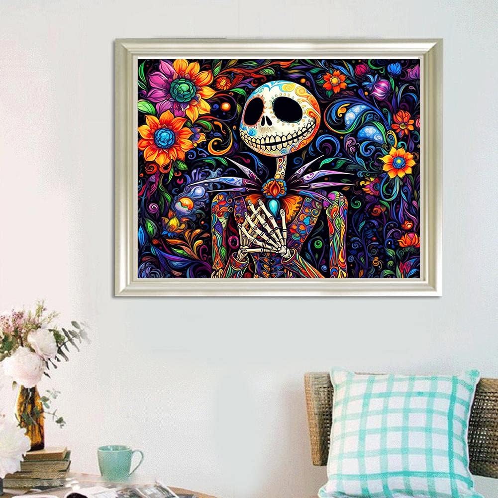 Meothan Diamond Art Kits for Adults Halloween Diamond Painting Kit 12x16in