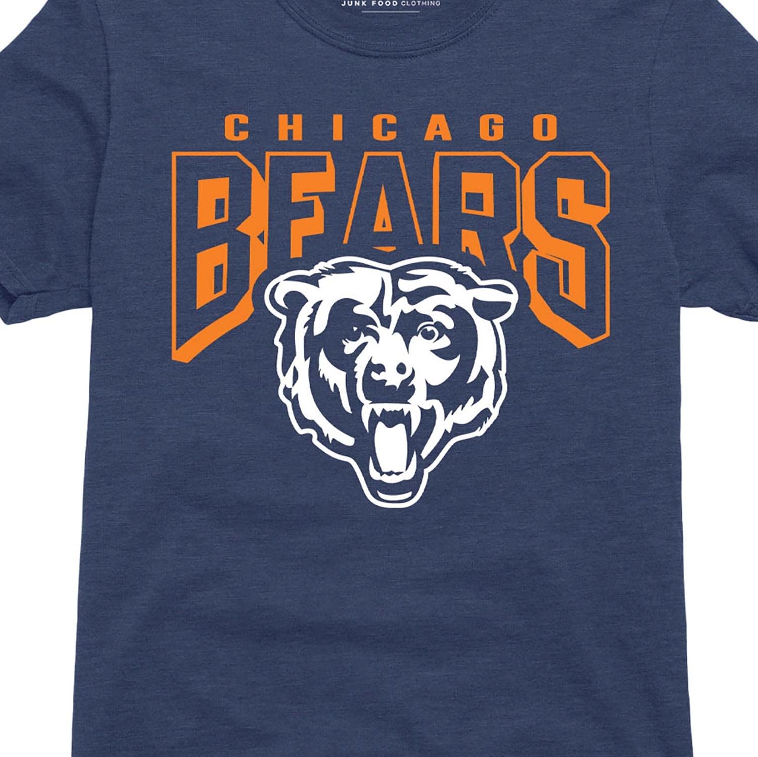 Junk Food Clothing x NFL - Bold Logo - Short Sleeve Fan Shirt for Men and Women - Officially Licensed NFL Apparel