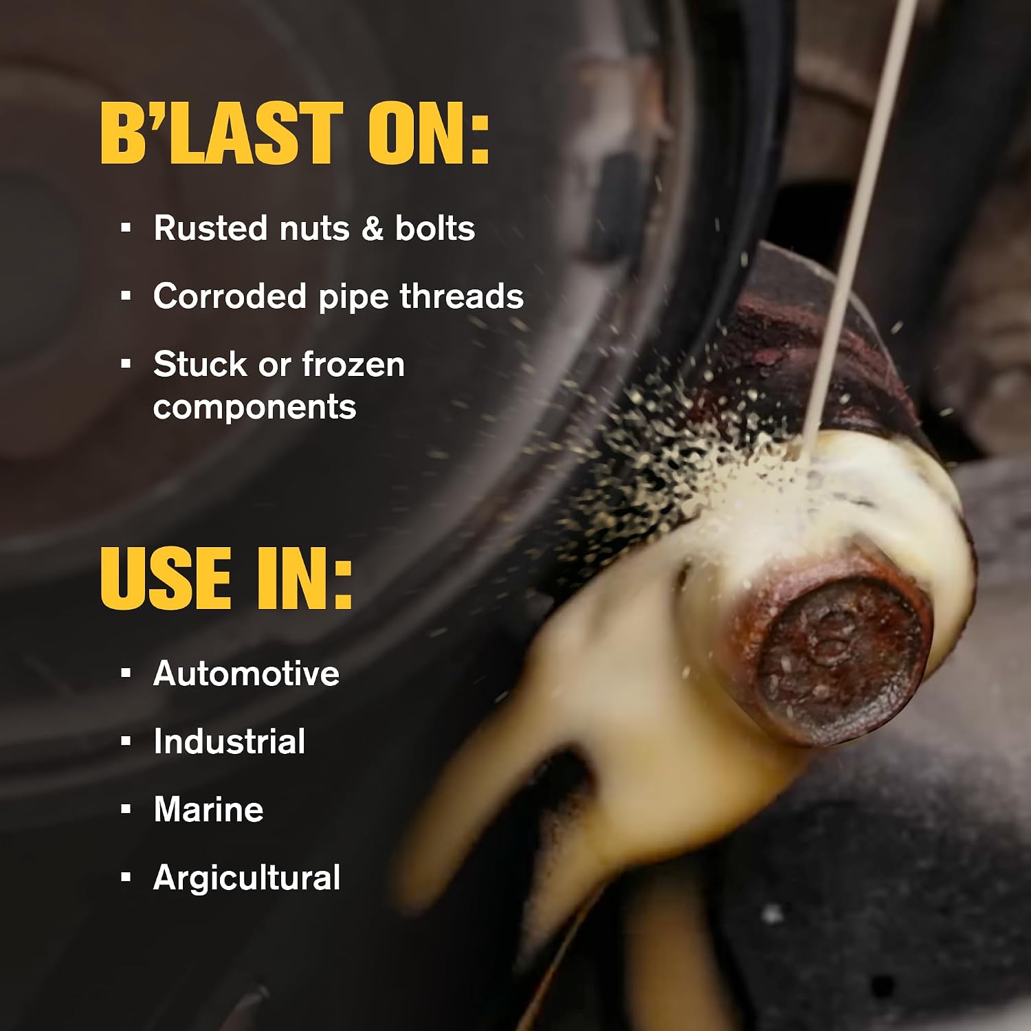 PB Blaster Penetrating Oil Spray, 11 oz Aerosol Cans (2-Pack) – Rust Remover & Bolt Loosener for Stuck Nuts, Bolts & Rusted Parts – Penetrating Catalyst for Automotive & Mechanical Use