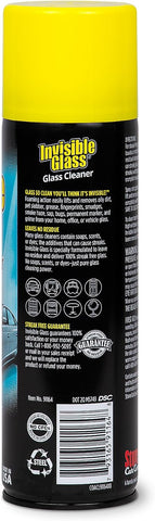 Invisible Glass Premium Glass Cleaner Aerosol Spray, 19 oz (Pack of 2)