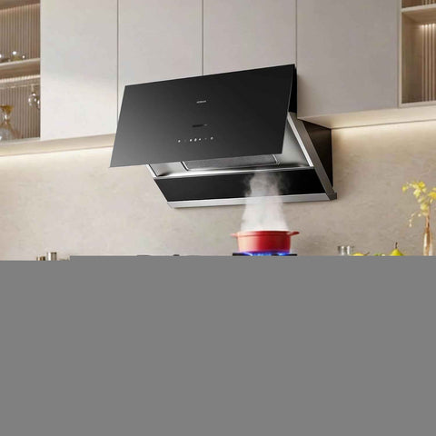 ROBAM R-Max3 30 Inch Range Hood,1200 CFM Vent Exhaust Fan, Brushless Motor, Gesture & Touch Control, Wash-Free Filter, LED Lights, Ducted Wall Mount/Under Cabinet, Easy-Clean Kitchen Vent Hood 53H1S