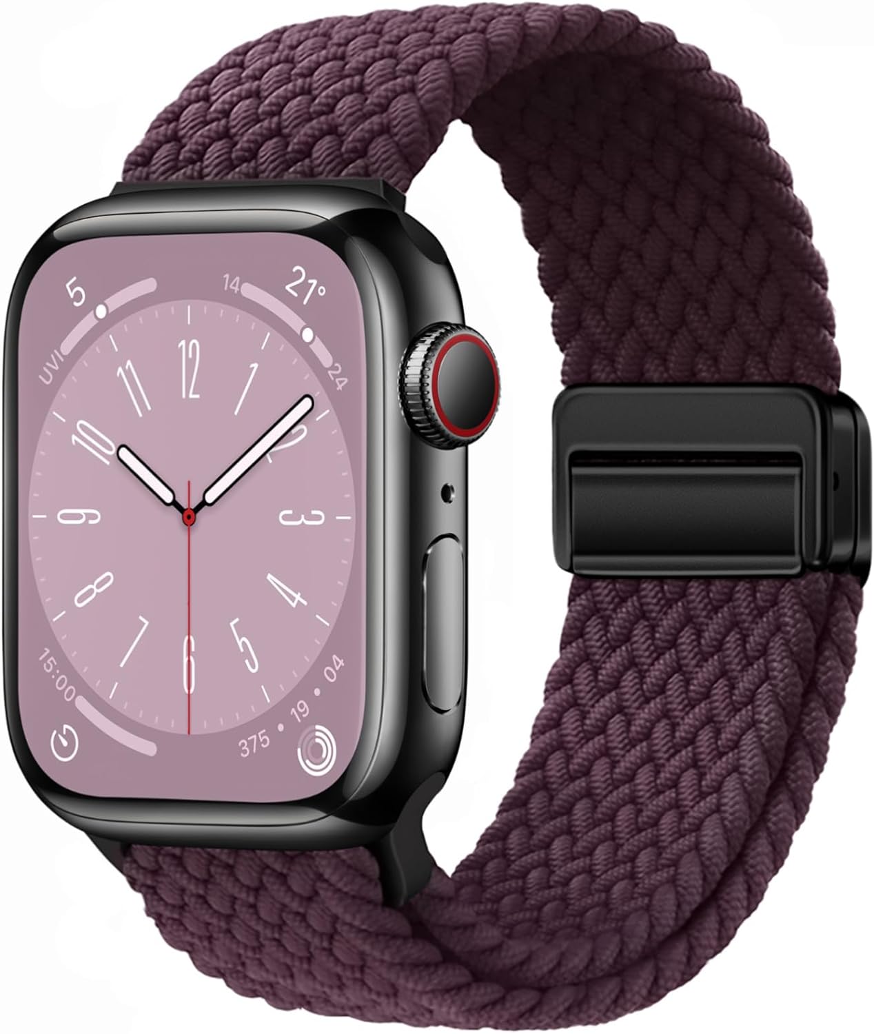 Magnetic Braided Sport Loop Compatible with Apple Watch Bands for Women Men