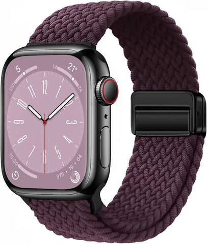 Magnetic Braided Sport Loop Compatible with Apple Watch Bands for Women Men