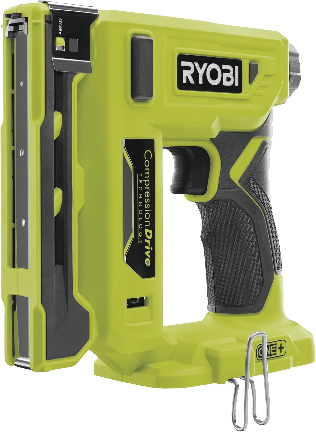Ryobi 18-Volt ONE+ Cordless Compression Drive 3/8 in. Crown Stapler (Tool Only) P317