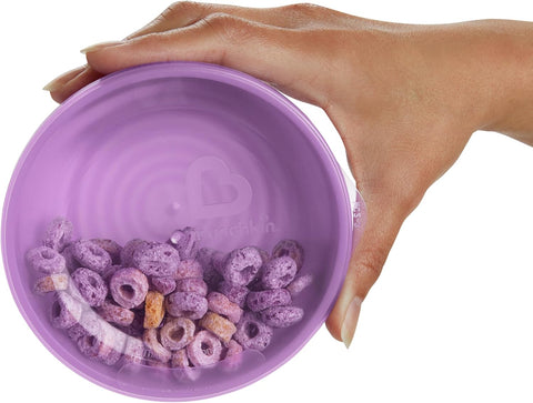 Munchkin® Love-a-Bowls™ 10 Piece Baby Feeding Set, Includes Bowls with Lids and Spoons, Multicolor