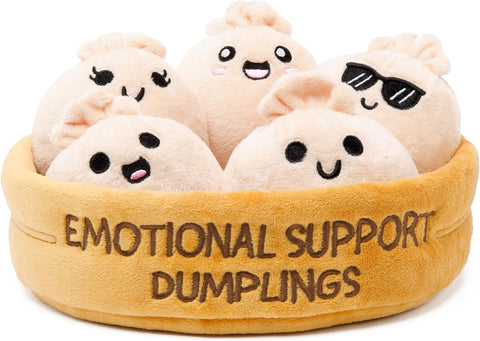 Emotional Support Dumplings, Cuddly Stuffed Animals by Relatable