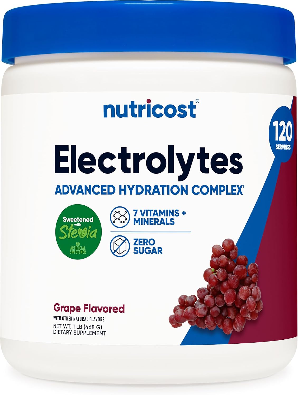 Nutricost Electrolyte Complex Powder (120 Servings, Grape)