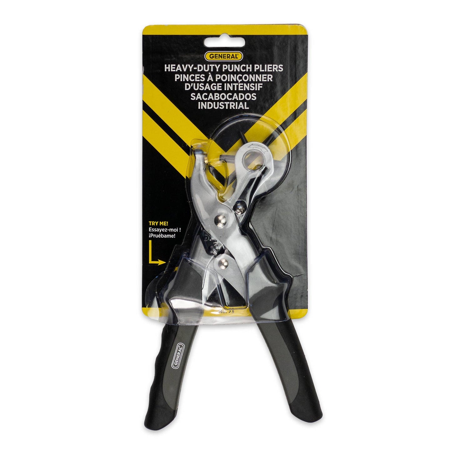 General Tools Revolving Punch Pliers 73 - 6 Multi-Hole Sizes For Leather, Rubber, & Plastic - Hobbies & Crafts