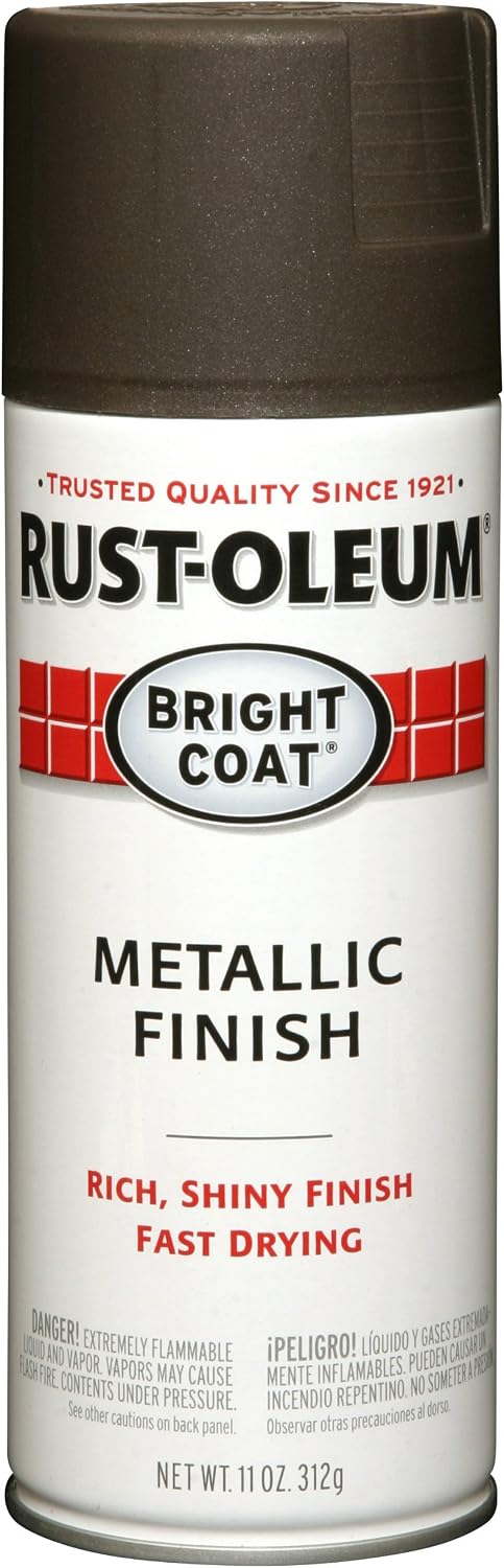 Rust-Oleum Stops Rust Bright Coat Metallic Spray Paint, Gold
