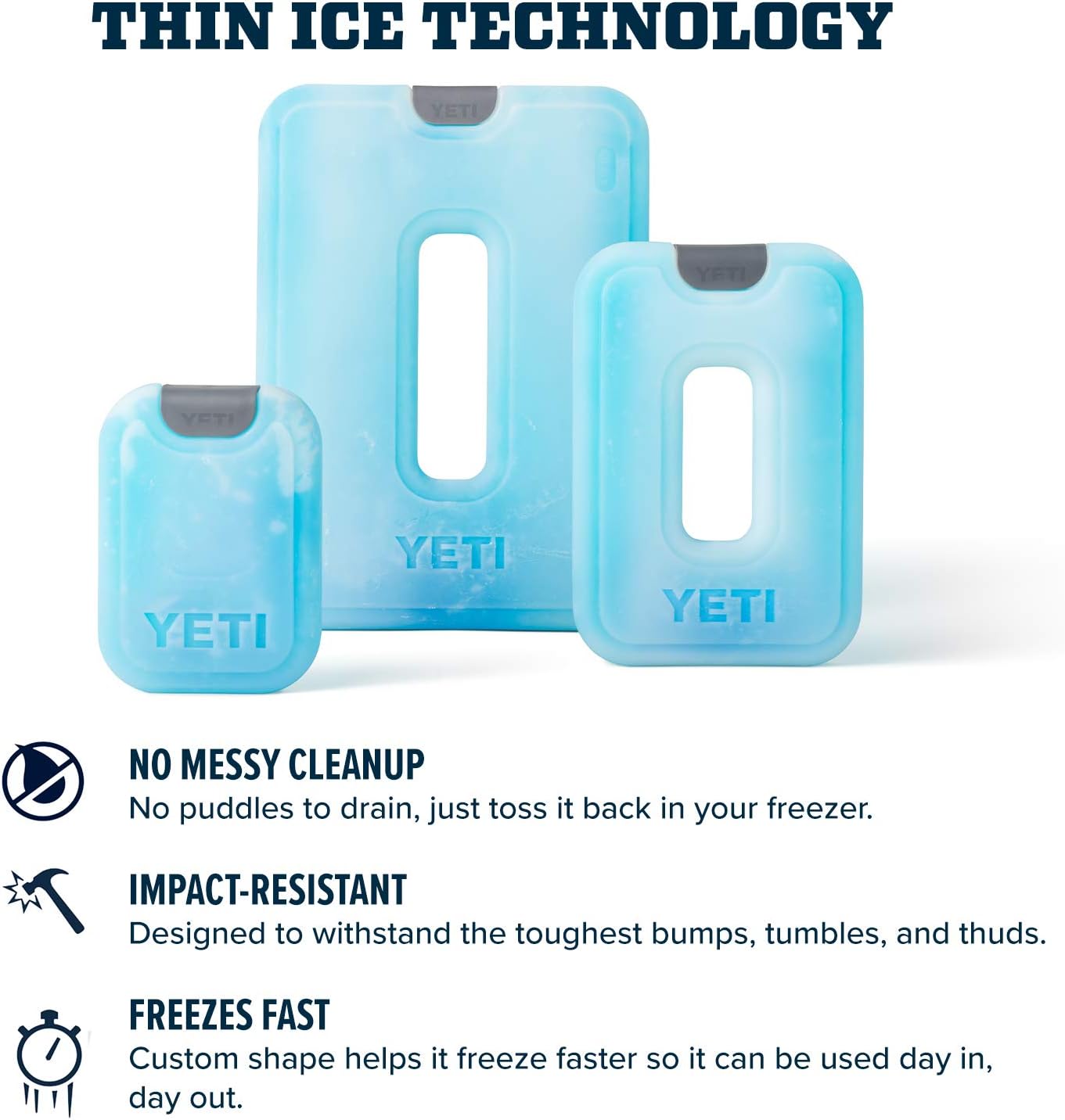 YETI ICE Sheet Refreezable Reusable Cooler Ice Pack
