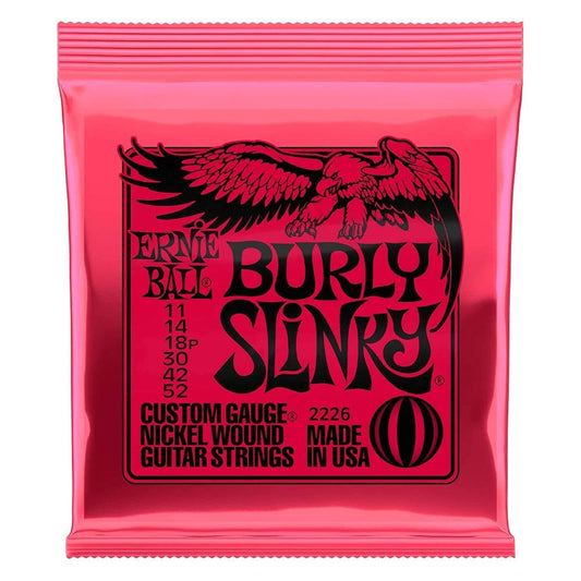 Ernie Ball Burly Slinky Nickelwound Electric Guitar Strings 11-52 Gauge