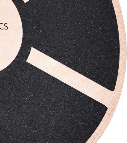 Amazon Basics Wood Wobble Balance Trainer Board, Slip Resistant, for Exercise and Core Strength