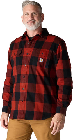 Carhartt Men's Hubbard Loose Ls Plaid Shirt
