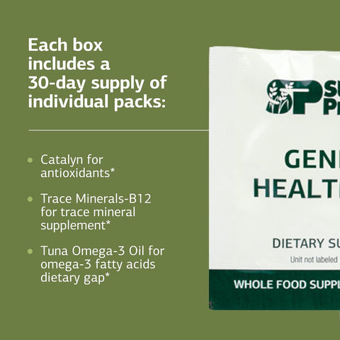 Standard Process General Health Pack, Immune Support Supplement, 60 Packs