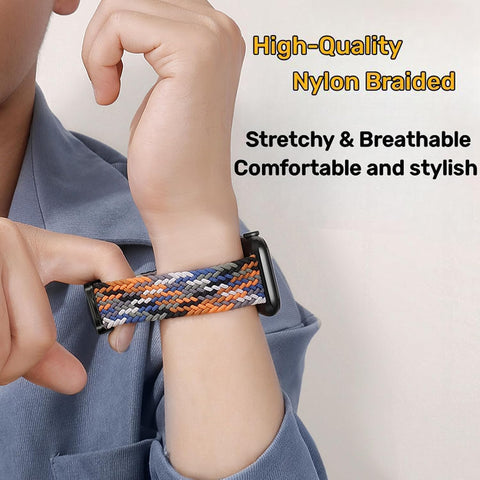 Mazoft Braided Bands With Magnetic Clasp Compatible with Apple Watch Band 38mm 40mm 41mm 42mm 44mm 45mm 46mm 49mm；Nylon Sport Loop Strap for iWatch Ultra 3 & 2 Series 11 10 9 8 7 6 SE 5 4 3 Women Men