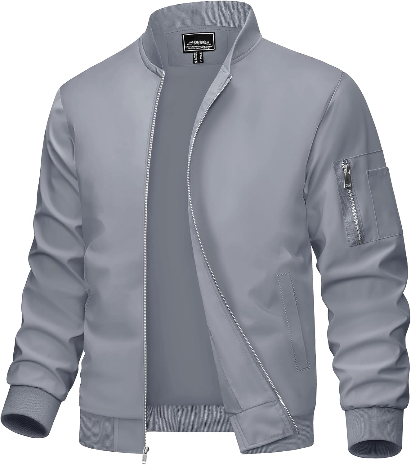 MAGCOMSEN Men's Bomber Jacket Lightweight Windbreaker Spring Fall Jacket