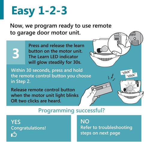 Solidremote Garage Door Opener Remote, Compatible with Chamberlain, LiftMaster, and Craftsman Openers, 893LM 893MAX, 2 Pack
