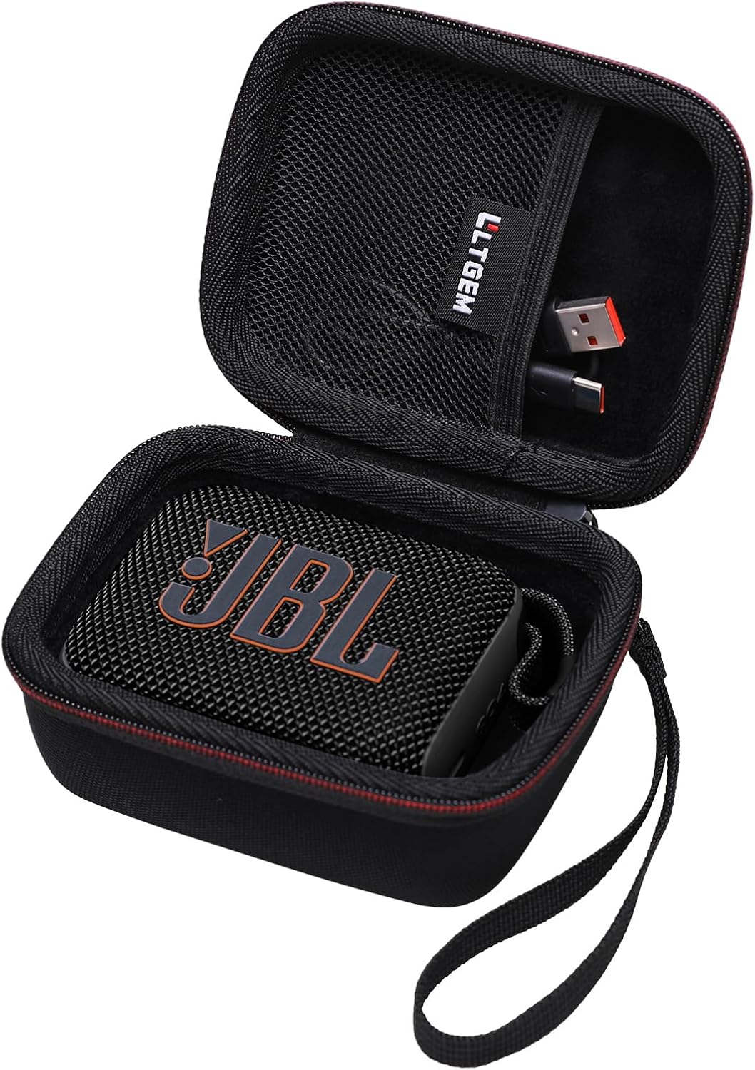 Case for JBL Go 4 /GO 5/Go 3 Ultra-Portable Waterproof Speaker Black