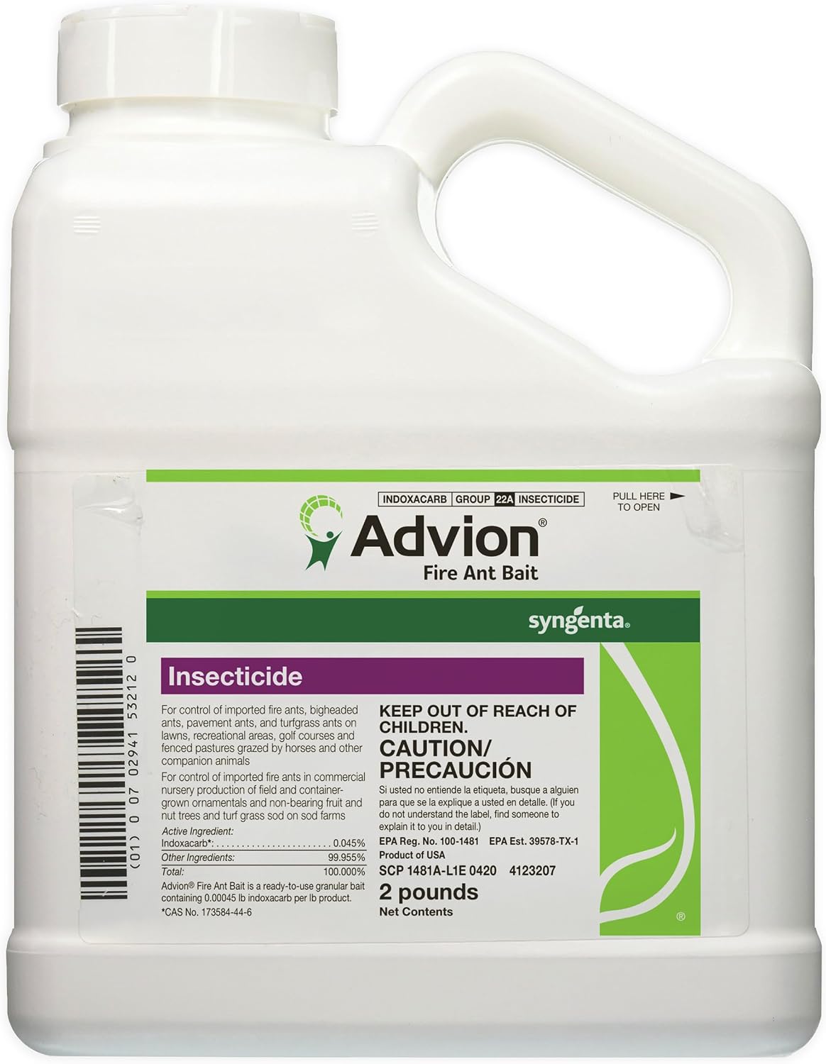 Syngenta - A20380A - Advion Fire Ant Bait - Insecticide - 2lb