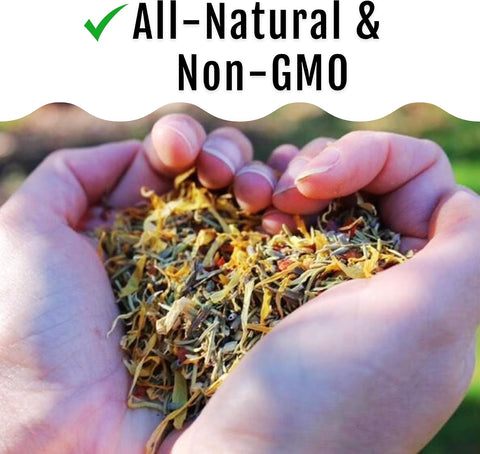 Buff Clucks Herbs Supplement for Chicken Food Natural Poultry Feed, 20 lb