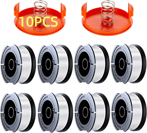 10 Pack Weed Eater String Compatible with Black+Decker, AF-100 0.065" 240ft