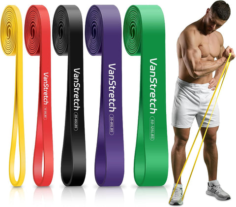 Resistance Bands for Working Out,5-Level Elastic Exercise Bands