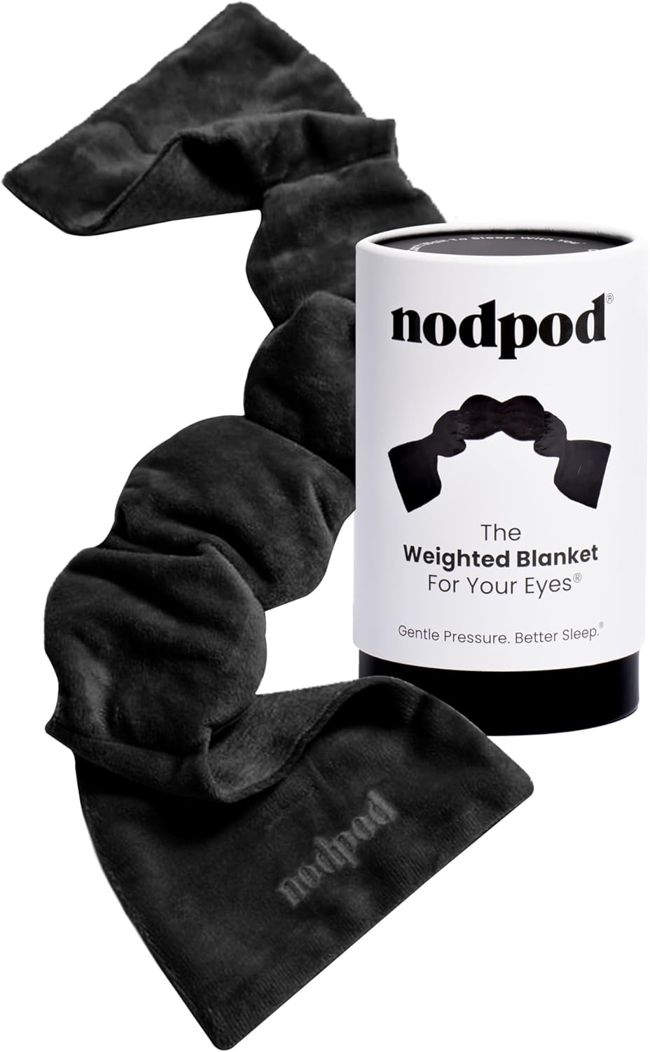nodpod Patented Gentle Pressure Sleep Mask, Weighted Eye Mask