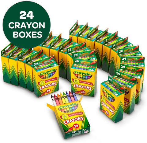 Crayola Crayons Bulk (24 Packs), Teacher Classroom Must Haves & Essentials