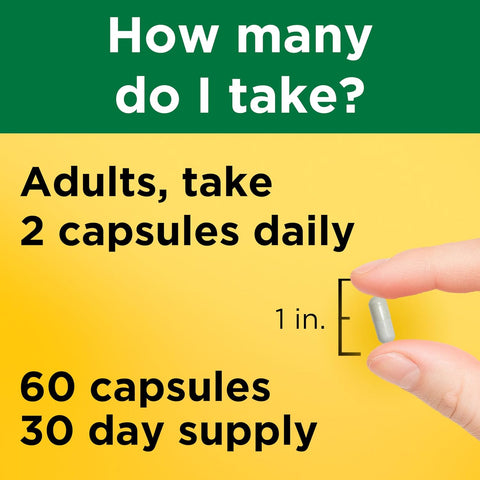 Nature Made Magnesium Glycinate 200 mg per Serving, 60 Capsules