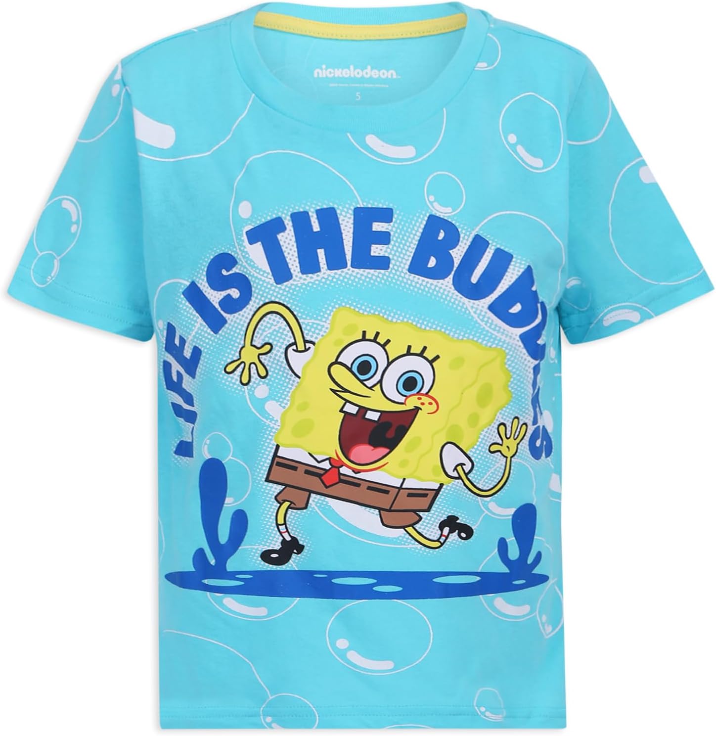 Nickelodeon Spongebob Squarepants Boys 4 Pack T-Shirt for Big Kids