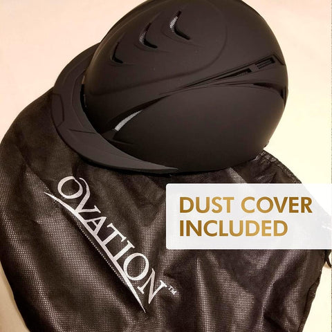 OVATION Adult Deluxe Schooler Riding Helmet - Lightweight Breathable Adjustable Equestrian Safety Helmet w/Removable Liner