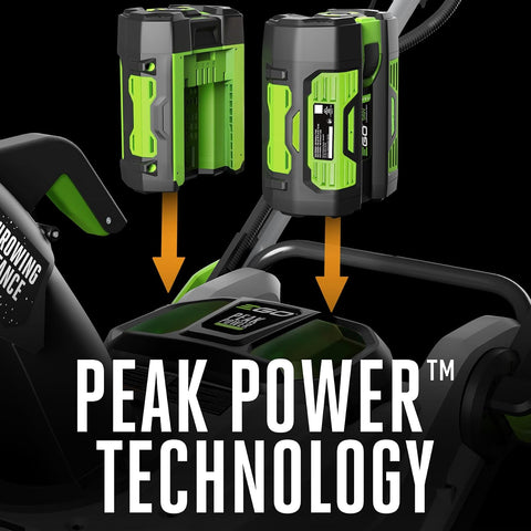EGO POWER+ 21" Electric Snow Blower, Cordless Auger-Propelled, Includes (2) 56 V 7.5Ah Batteries and Dual Port Charger - SNT2125AP