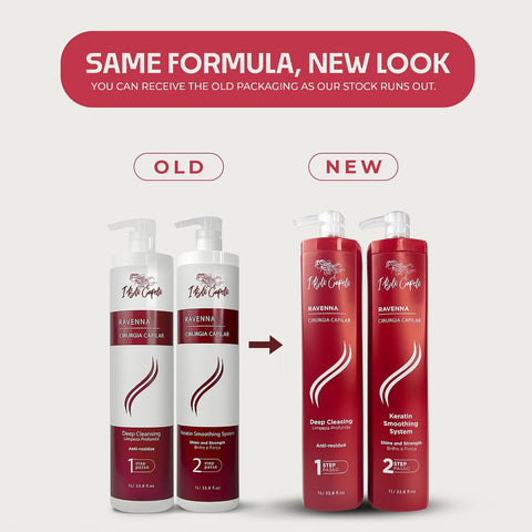 Ravenna Cirugia Capilar Kit – Celulas Madre + B-tox Repair, Sin Formol