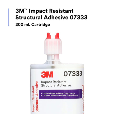 3M Impact Resistant Structural Adhesive, 07333, Two-Part Epoxy, True Automotive OEM Recommended, 200 mL/6.75 fl oz Cartridge, Purple