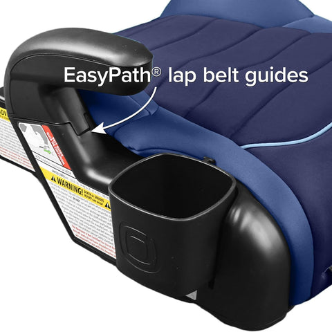 Diono Connect3 R Backless Booster Pack of 2, Slim Fit 3-Across in Many Mid-Sized Sedans and SUVs, for Children from 40-120 lbs., Lightweight with Cupholder, Blue Surge