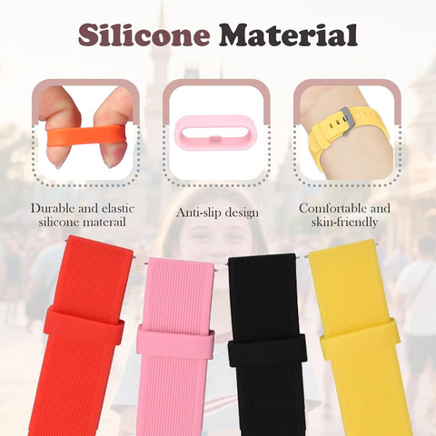 Multi-Color Silicone Band Keeper Magic Band Locks&MagicBand+ Fastener Rings
