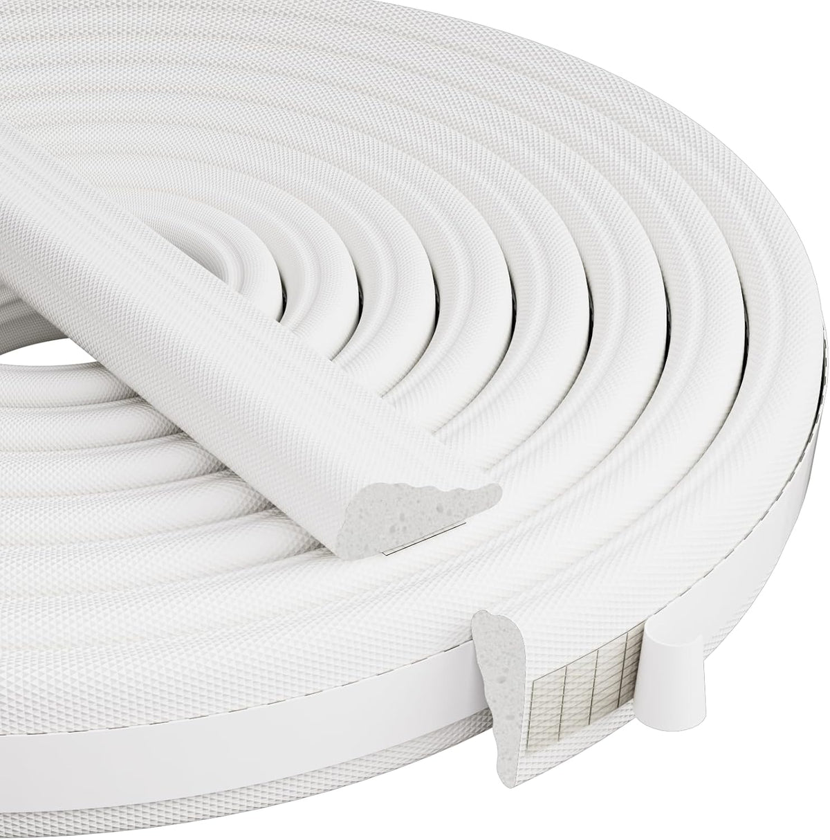 Kneelisa 118” Wedge-Shape Foam Window Weather Stripping Door Seal