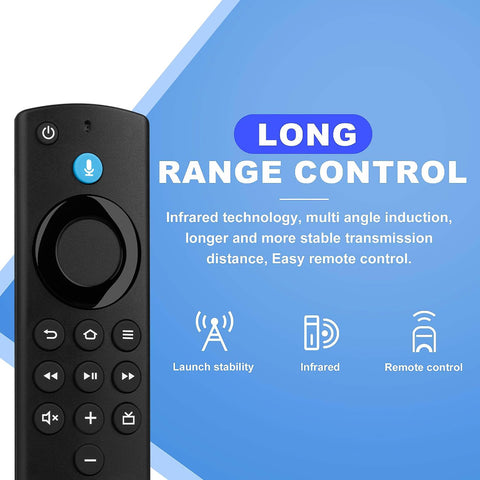 Replacement Firestick Remote Control Compatible with Fire Smart TV Stick Lite/Stick 4K/Smart TV 3rd Gen/TV Cube(2nd Gen/1st Gen/3rd Gen)/TVs Stick(2nd Gen/3rd Gen) with Voice