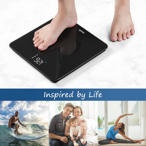 Vitafit Bathroom Scale for Body Weight Accuracy 0.1lb, Weight Scale 400lb