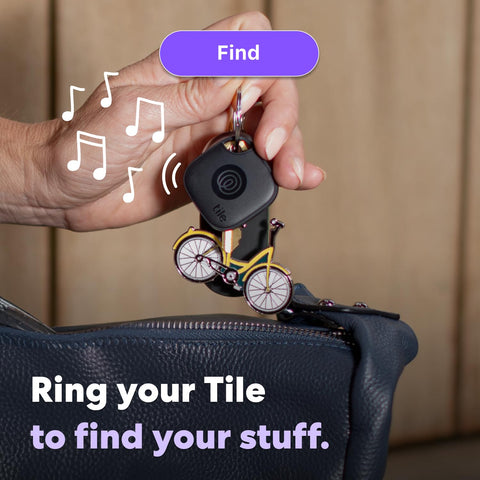 Tile by Life360 Mate (2024) Bluetooth Tracker, Keys Finder and Item Locator for Keys, Bags and More. Phone Finder. Both iOS and Android Compatible. 1-Pack (Black)