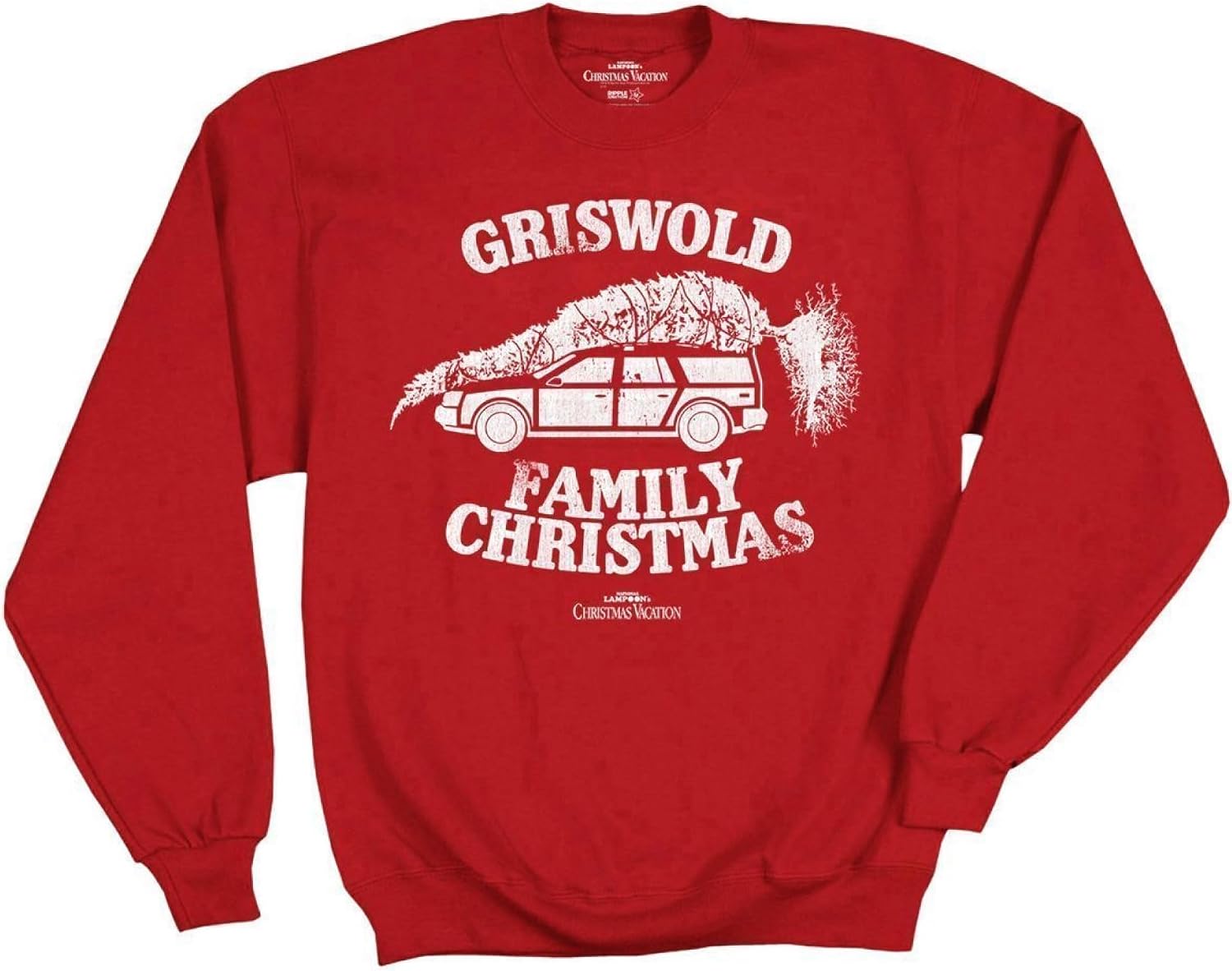 Ripple Junction National Lampoon’s Christmas Vacation Crewneck Sweatshirt Griswold Family Funny Holiday Officially Licensed