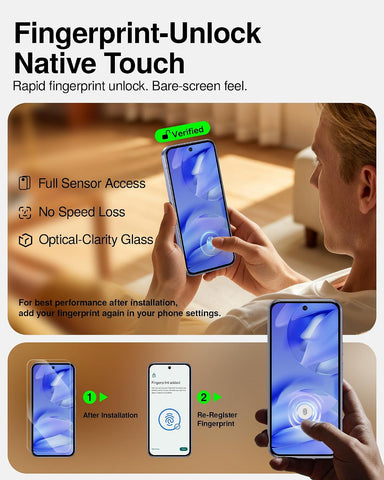 SMARTDEVIL 3 Pack Tempered Glass for Google Pixel 9a Screen Protector