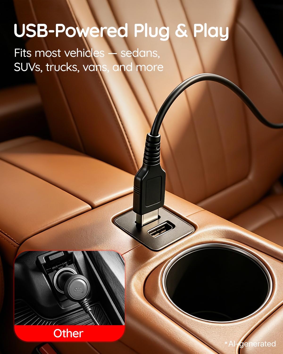 Babyvue USB Baby Car Camera Backseat Monitor