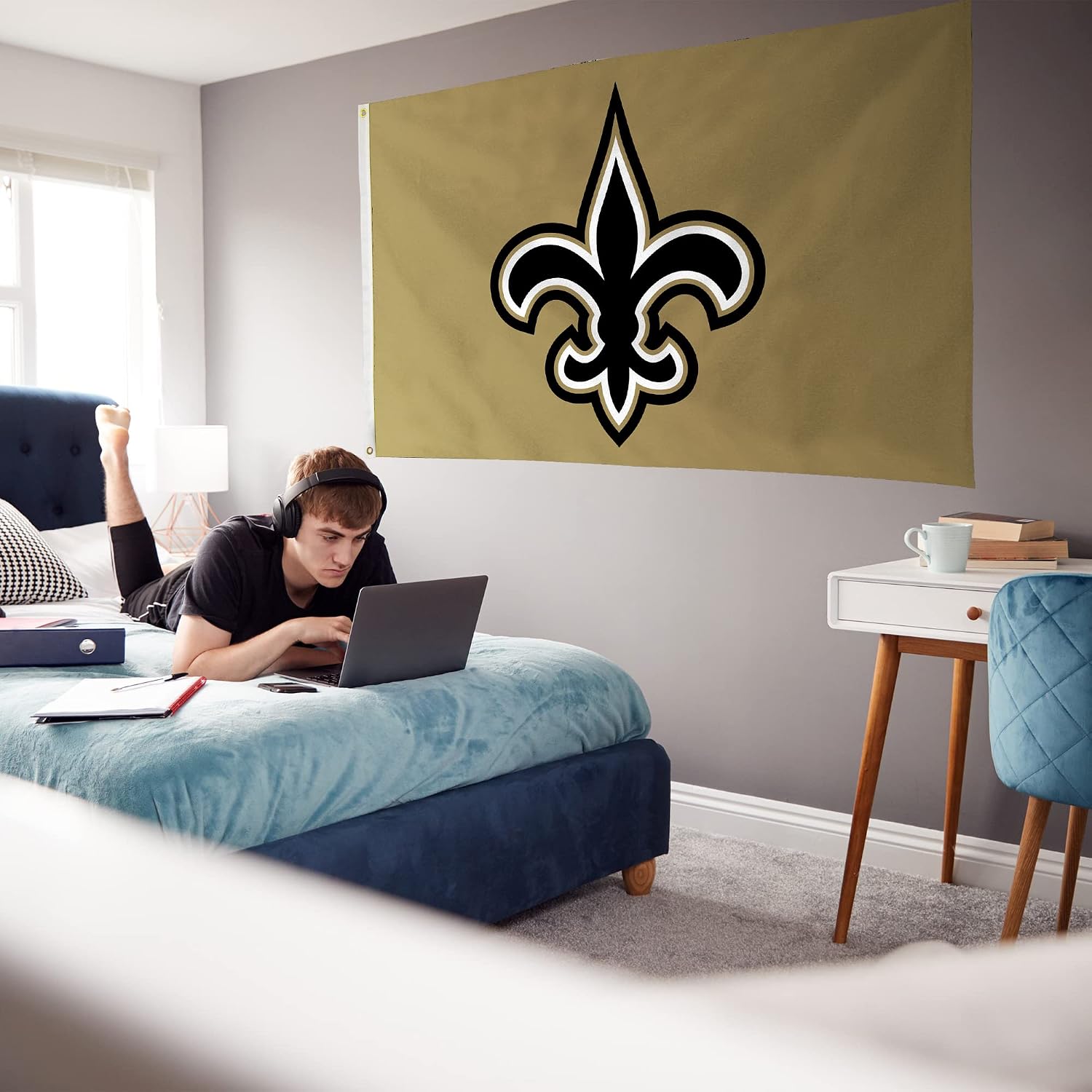 NFL Rico Industries Standard 3' x 5' Banner Flag Single Sided - Indoor or Outdoor - Home Décor