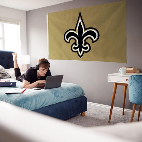 NFL Rico Industries Standard 3' x 5' Banner Flag Single Sided - Indoor or Outdoor - Home Décor