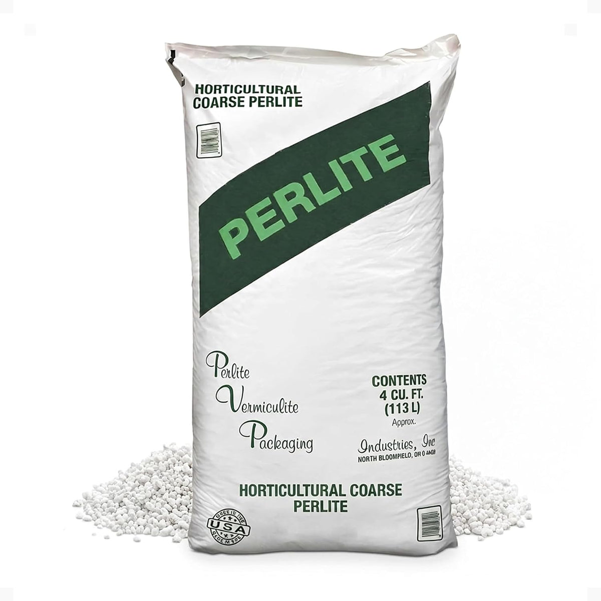 PVP Industries Organic Coarse Perlite for Planting and Garden Soil, 120 Qt