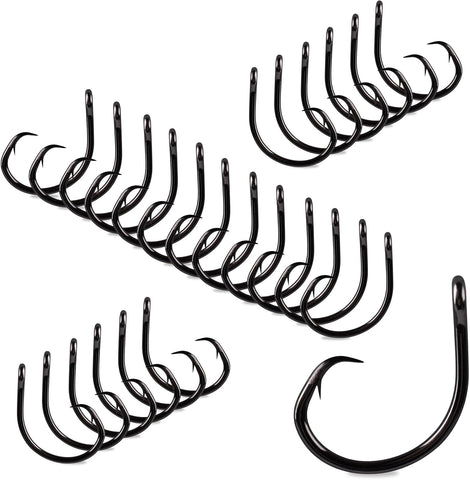 Mustad Demon Perfect Inline Circle Hook 39954NP - 1X Fine Fishing Hooks, Up Eye, Ideal for Saltwater and Freshwater Species, Original Patented Circle Hook Design, Inline Hooks